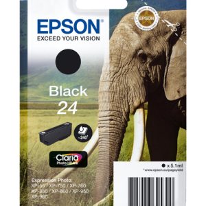 Original Epson 24 Photo Black Ink Cartridge