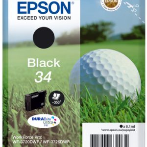 Original Epson 34 Black Ink Cartridge
