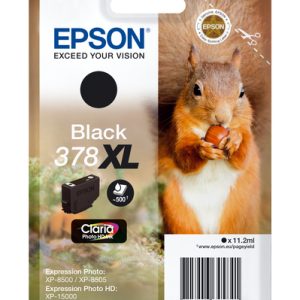 Original Epson 378XL High Capacity Black Ink Cartridge