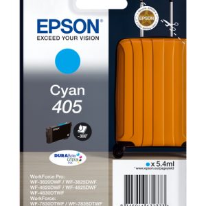 Original Epson 405 Cyan Ink Cartridge