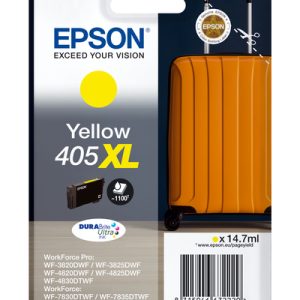 Original Epson 405XL High Capacity Yellow Ink Cartridge
