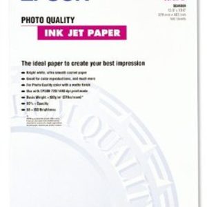 Original Epson A3+ Photo Quality Ink Jet Paper (100 Sheets) 102g/m2