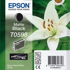 Original Epson T0598 Matte Black Ink Cartridge