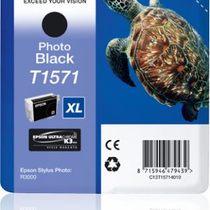 Original Epson T1571 Photo Black Ink Cartridge