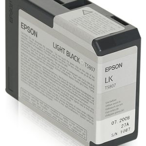 Original Epson T5807 Light Black Ink Cartridge