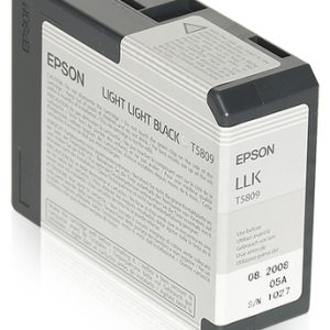 Original Epson T5809 Light Light Black Ink Cartridge