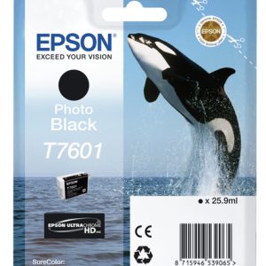Original Epson T7601 Photo Black Ink Cartridge