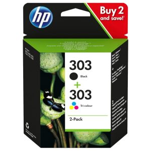 Original HP 303 Black & Tri-Colour Ink Cartridge Multipack