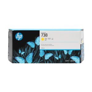 Original HP 738 High Capacity Yellow Ink Cartridge