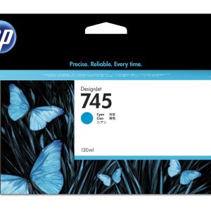 Original HP 745 Cyan Ink Cartridge - 130ml