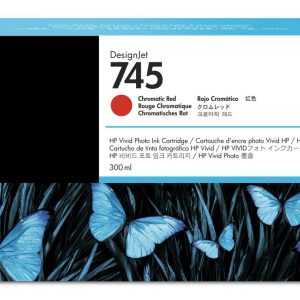Original HP 745 High Capacity Chromatic Red Ink Cartridge