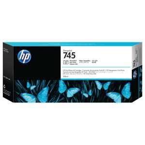Original HP 745 Photo Black Ink Cartridge - 300ml (F9K04A)