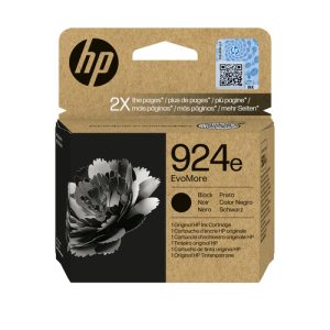 Original HP 924e EvoMore High Capacity Black Ink Cartridge