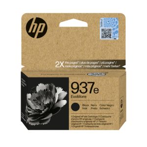 Original HP 937e EvoMore High Capacity Black Ink Cartridge