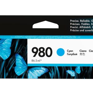 Original HP 980 Cyan Ink Cartridge (D8J07A)