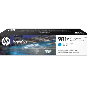 Original HP 981Y Extra High Capacity Cyan Ink Cartridge