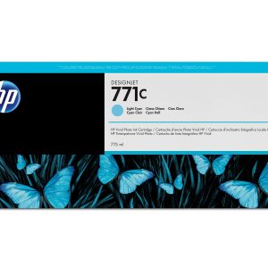 Original HP No. 711 Light Cyan Ink Cartridge 775ml