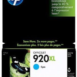 Original HP No. 920XL Cyan Ink Cartridge