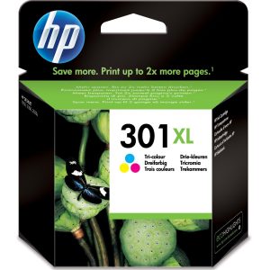 Original HP No.301XL Tri Colour Ink Cartridge