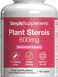 Plant Sterols 800mg (180 Tablets)