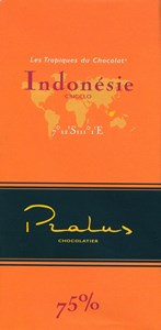 Pralus Indonesie, 75% dark chocolate bar