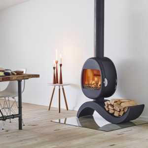 SCAN 66-5 Wood Burning Ecodesign Stove with S-Curve Base