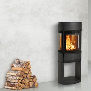 SCAN 68-11 Wood Burning Ecodesign Stove with Open Base