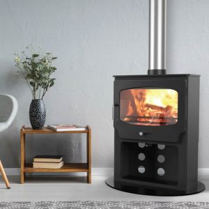 Saltfire ST-X Wide 5kW Tall Wood Burning Ecodesign Stove