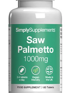 Saw Palmetto 1000mg (180 Tablets)