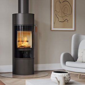 Scan 84-1 Modern Grey Wood Burning Ecodesign Stove