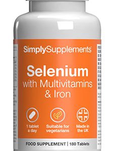 Selenium 220mcg Multivitamins Iron (180 Tablets)