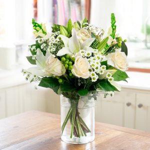 Simply White Rose and Lily