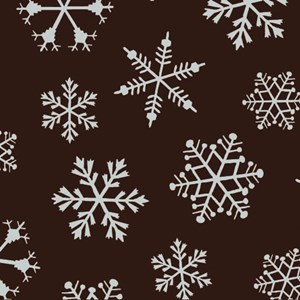 Snowflakes, chocolate transfer sheets x2