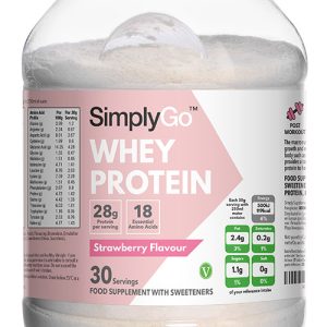 Strawberry Whey Protein Powder (900 g Protein Powder)