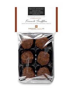 Superior Selection, 6 Single Estate, French Chocolate Truffles Gift Pack