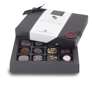 Superior Selection, Mostly Dark Chocolate Gift Box - Personalised 12 Box