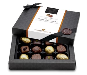 Superior Selection, Nutty Selection Chocolate Gift Box - 12 Box