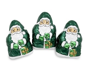 Vegan Chocolate Mini Santas - Bag of 10