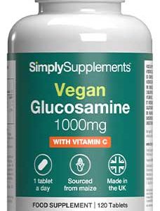 Vegetarian Glucosamine Hcl 1000mg Vitamin C 40mg (120 Tablets)