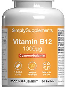 Vitamin B12 1000mcg (120 Tablets)