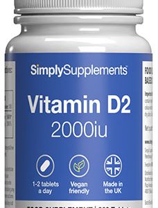 Vitamin D2 2000iu (360 Tablets)