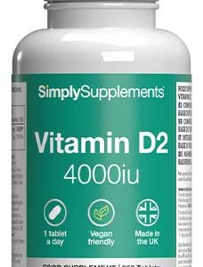 Vitamin D2 4000iu (360 Tablets)