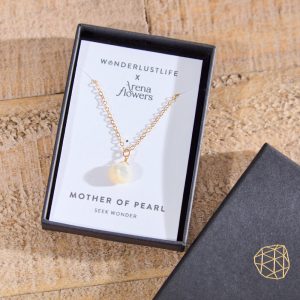 Wanderlust Life Mother of Pearl Necklace