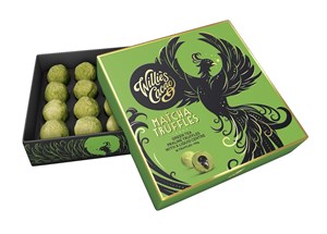 Willie's, Matcha, Green Tea chocolate Praline truffles