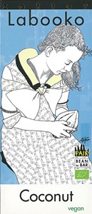 Zotter, Labooko Coconut, Vegan White chocolate bar