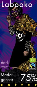 Zotter, Labooko Madagascar, 75% dark chocolate bar