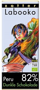 Zotter, Labooko Peru, 82% Dark Chocolate Bar