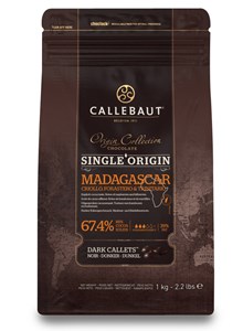 Callebaut Origin, Madagascar 67% dark chocolate chips 1kg