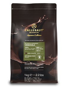 Callebaut Origin, Venezuela 72% dark chocolate chips 1kg
