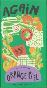 Chocolarder, Again, Orange Peel, 68% Dark Chocolate Bar